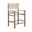 Santos Vegan Leather Upholstered Counter Stool In Beige
