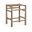 Santos Vegan Leather Upholstered Counter Stool In Brown