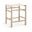 Santos Vegan Leather Upholstered Counter Stool In Cream