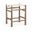Santos Vegan Leather Upholstered Counter Stool In Cream