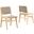 Saoirse Woven Rope Wood Dining Side Chair In Natural