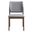Sarha Side Chair Set of 2 In Walnut and Light Gray