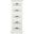 Sarina White 5-Drawer Cabinet
