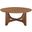 Sasha Wood Coffee Table In Medium Oak