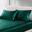 Satin Luxury 2 Pc Pillowcases In Emerald