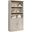 Sauder Select Bookcase With Doors In Chalked Chestnut
