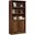 Sauder Select Bookcase With Doors In Grand Walnut