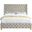 Savan Velvet Full Bed In Cream