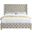 Savan Velvet King Bed In Cream