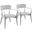 Savannah Chair Set of 2 In Light Grey