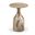 Savona Concrete Indoor and Outdoor End Table In Beige