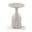 Savona Concrete Indoor and Outdoor End Table In White