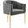 Savour Tufted Performance Velvet Accent Chair In Gray
