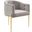 Savour Tufted Performance Velvet Accent Chair In Light Gray