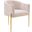 Savour Tufted Performance Velvet Accent Chair In Pink