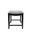 Sawyer 25 Inch Saddle Counter Stool - Set of 2 In Antique Black and Grey Chenille Upholstery