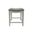 Sawyer 25 Inch Saddle Counter Stool - Set of 2 In Missouri White and Fawn Chenille Upholstery
