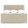 Sawyer Queen Upholstered Panel Bed In Fawn and Morel