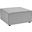 Saybrook Outdoor Patio Upholstered Sectional Sofa Ottoman In Gray