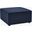 Saybrook Outdoor Patio Upholstered Sectional Sofa Ottoman In Navy