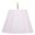 Scalloped 1-Light Pendant In Boucle Linen White