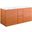 Scenic 48 Inch Double Wall Mount Bathroom Vanity In Cherry White