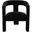 Scout Dining/Accent Chair In Black Boucle Fabric