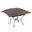 Scroll Puff Ottoman Bella Titanium Frame In Pewter