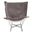 Scroll Puff Rocker Angora In Stone