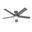 Sea Point 52 Inch WeatherMax Indoor/Outdoor Ceiling Fan with LED Light Kit and Pull Chain In Matte Silver