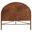Seana Rattan Queen Standalone Headboard In Dark Brown