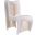 Seat Belt Cotton Dining Chair In White
