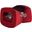 Seat Belt Ottoman In Red