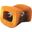 Seat Belt Ottoman In Orange