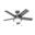 Seawall 44 Inch WeatherMax Indoor/Outdoor Ceiling Fan with LED Light Kit and Pull Chain In Matte Silver