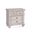 Sedona Cobblestone White Nightstand