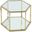 Sei Coffee Table In Brushed Gold