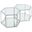 Sei 2 Piece Coffee Table In Chrome
