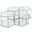 Sei 4 Piece Coffee Table In Chrome