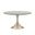Semper 54 Inch Round Dining Table In Gold