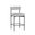 Seneca Counter Stool In Black and Polo Club Stone