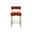 Seneca Counter Stool In Danny Rust and Antique Brass