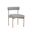 Seneca Dining Chair Set of 2 In Arena Cement and Antique Brass