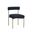 Seneca Dining Chair Set of 2 In Arena Navy and Antique Brass