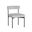 Seneca Dining Chair Set of 2 In Black and Polo Club Stone