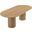 Senja Oak 95 Inch Oval Dining Table