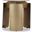 Senshi Industrial End Table In Brass