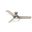 Sentinel 44 Inch Ceiling Fan with LED Light Kit and Handheld Remote In Brushed Nickel and Light Gray Oak
