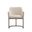 Serena Dining Armchair In Cream