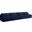 Serene Linen Textured Fabric Deluxe Comfort 4 Piece Modular Armless Sofa In Navy